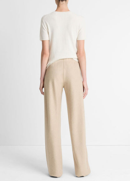 VINCE Italian Wool-Blend High-Waist Bias Pant in Trousers