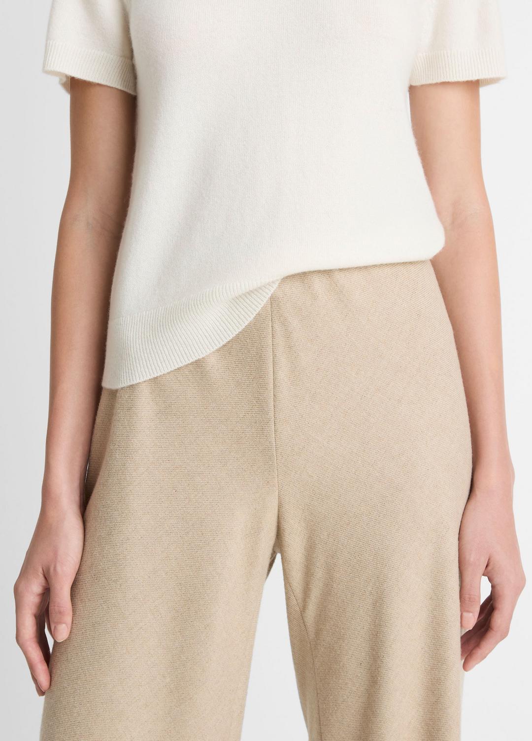 VINCE Italian Wool-Blend High-Waist Bias Pant in Trousers