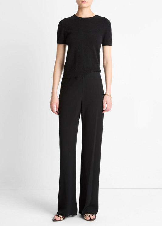 VINCE Colette High-Rise Crepe Bias Pant in Trousers