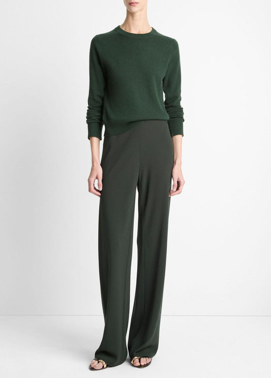 VINCE Colette High-Rise Crepe Bias Pant in Trousers