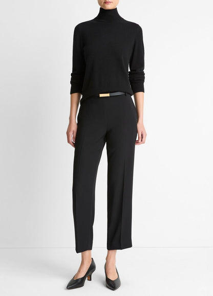 VINCE Crepe Tapered Pull-On Pant in Trousers