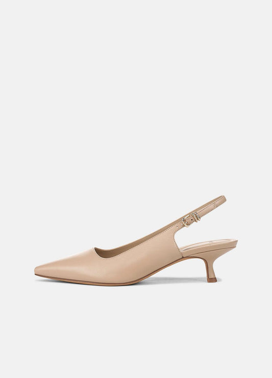 VINCE Sabra Leather Slingback Heel in Heels