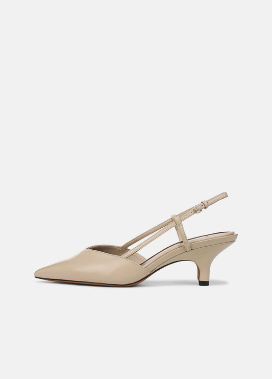 VINCE Levvy Leather Slingback Heel in Heels