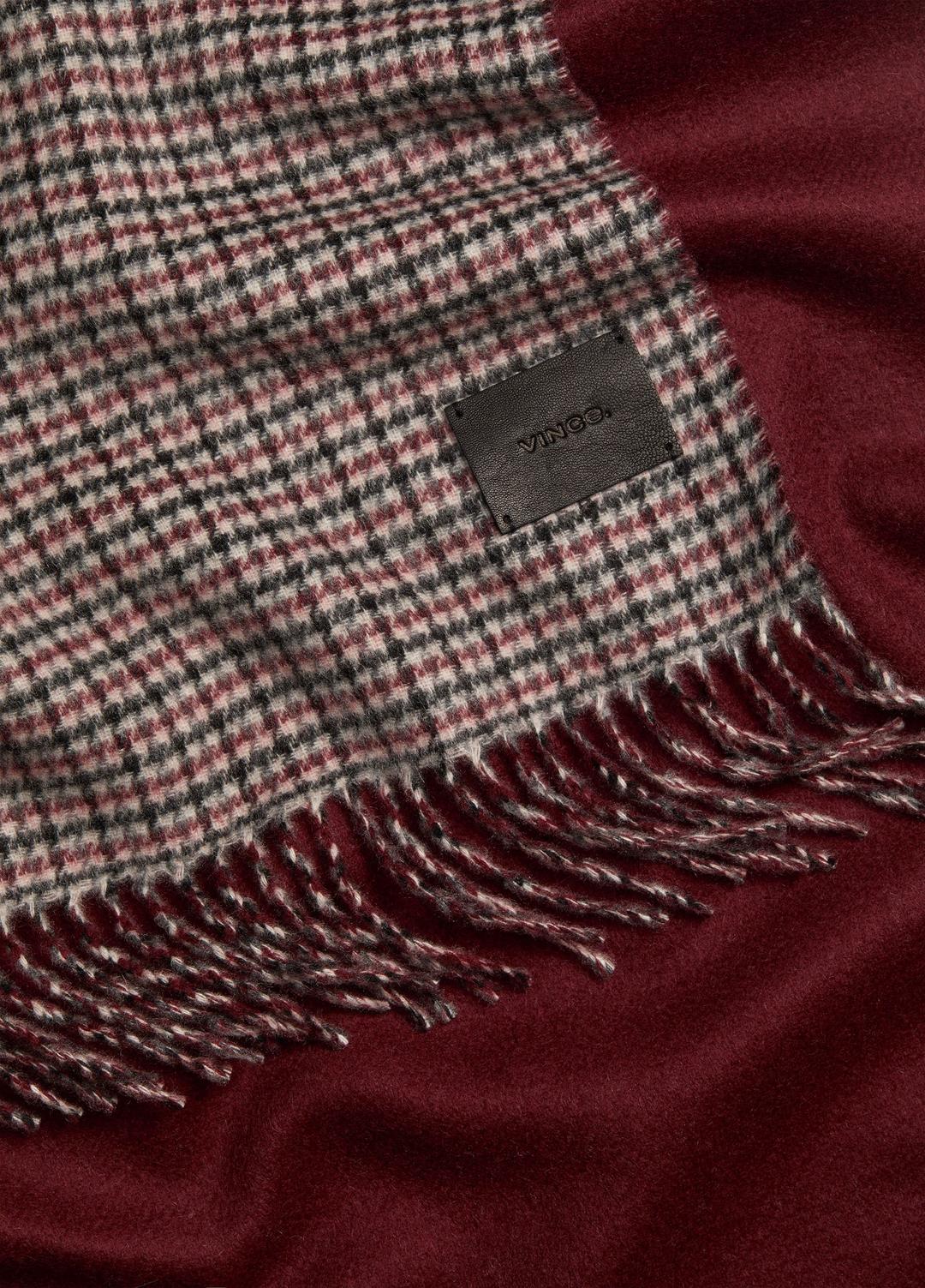 VINCE Micro-Houndstooth Cashmere Scarf in Scarves & Hats