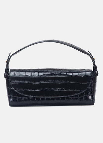 VINCE Sabrina Croc-Embossed Leather Mini Top-Handle Bag in Handbags