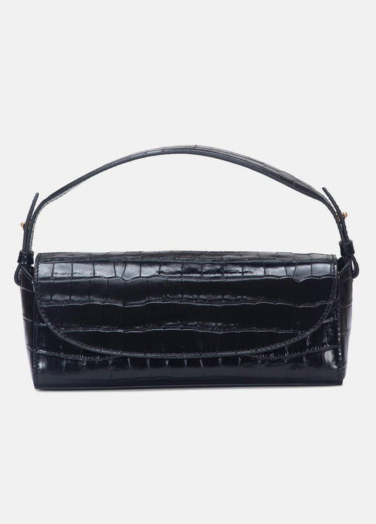 VINCE Sabrina Croc-Embossed Leather Mini Top-Handle Bag in Handbags
