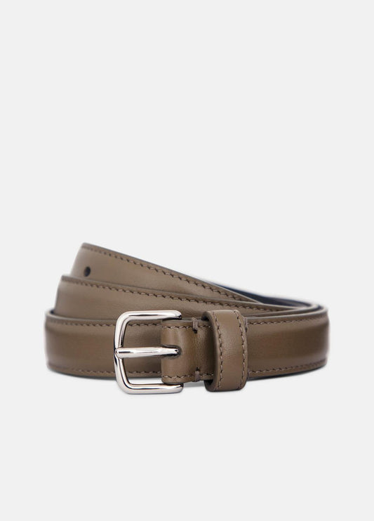 VINCE Women’s 20mm Stitched Leather Belt in Belts
