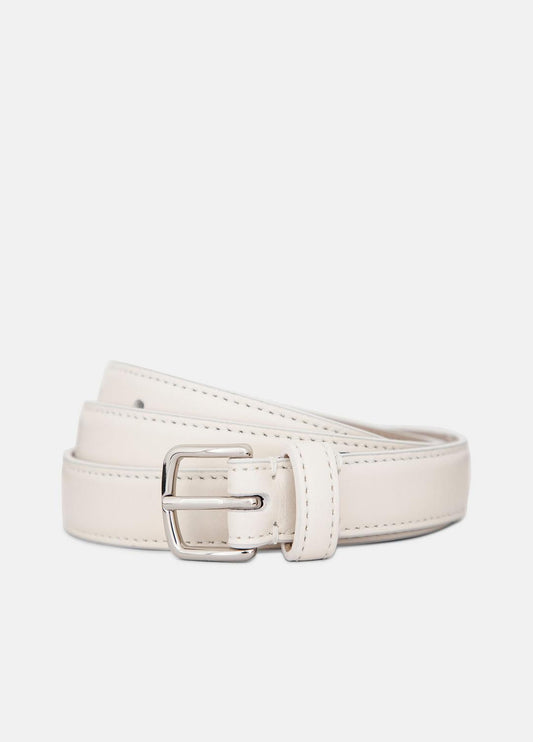 VINCE Women’s 20mm Stitched Leather Belt in Belts