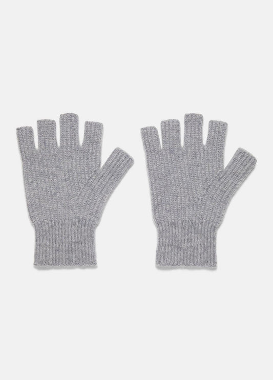 VINCE Plush Cashmere Rib-Knit Fingerless Glove in Gloves