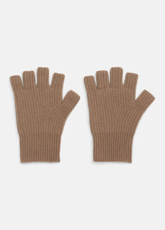 VINCE Plush Cashmere Rib-Knit Fingerless Glove in Gloves