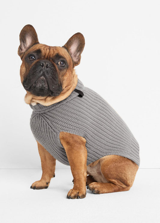 VINCE Wool and Cashmere Shaker-Stitch Dog Sweater in Dog Accessories