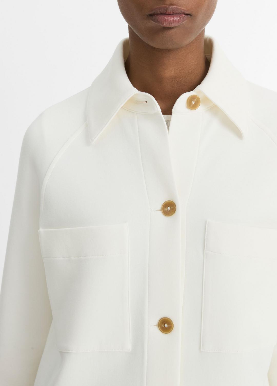 VINCE Cotton-Blend Shirt Jacket in Vince Products Women