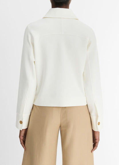 VINCE Cotton-Blend Shirt Jacket in Vince Products Women