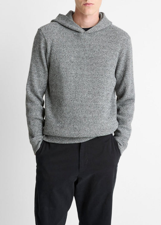 VINCE Brushed Waffle Hoodie in Sweatshirts & Hoodies