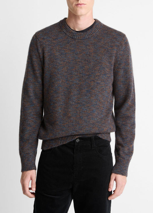 VINCE Multi-Mix Alpaca-Merino Wool Sweater in Crew Neck