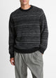 BLACK/MEDIUM HEATHER GREY