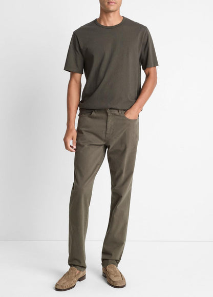 VINCE Garment Dye Cotton T-Shirt in Short Sleeve