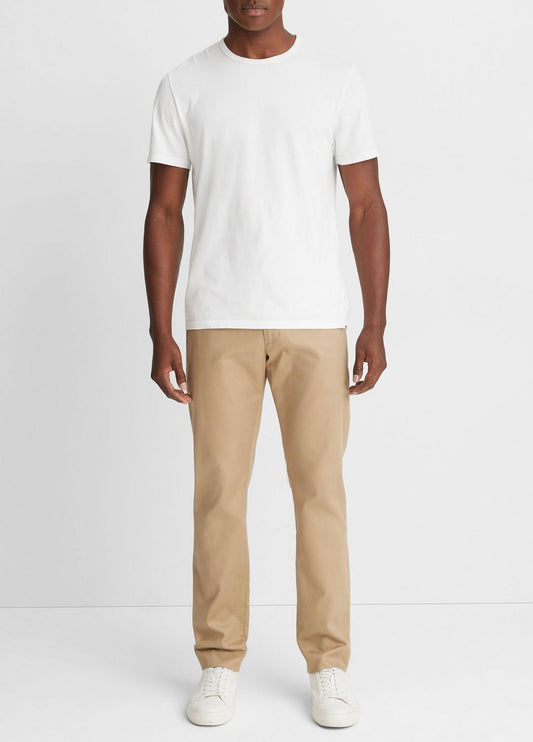 VINCE Garment Dye Cotton T-Shirt in Short Sleeve