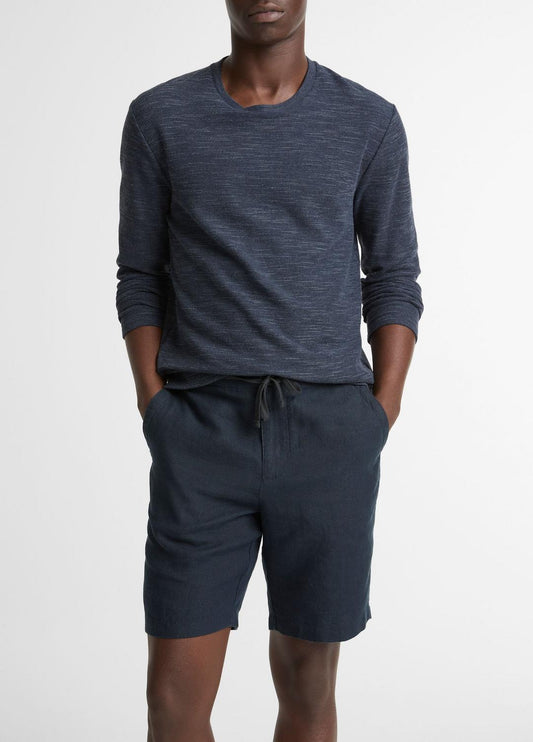 VINCE Double-Knit Cotton-Blend Long-Sleeve Shirt in Long Sleeve