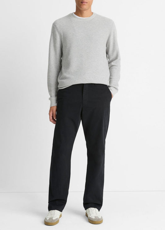 VINCE Louie Relaxed Stretch-Cotton Pant in Trousers