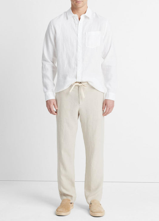 VINCE Lightweight Hemp Pant in Trousers
