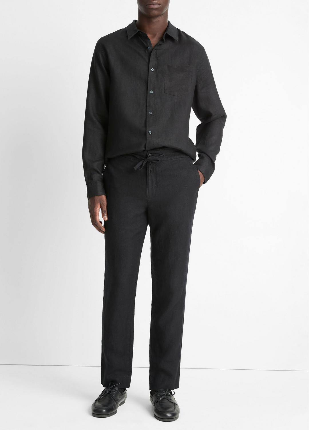 VINCE Lightweight Hemp Pant in Trousers