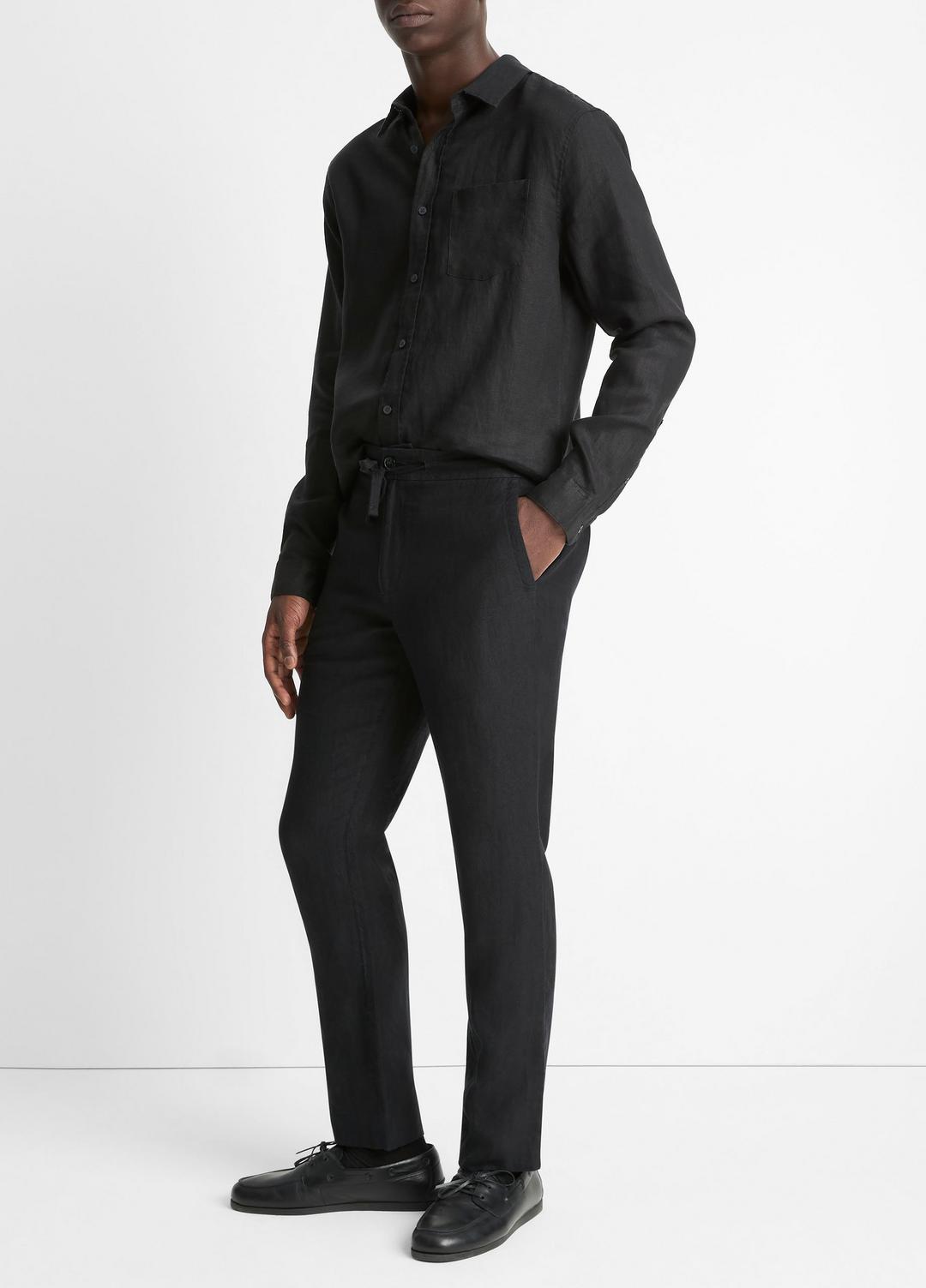 VINCE Lightweight Hemp Pant in Trousers