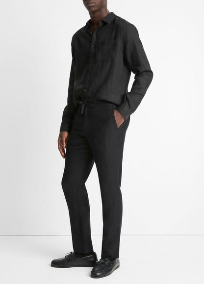 VINCE Lightweight Hemp Pant in Trousers