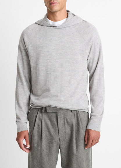 VINCE Featherweight Merino Wool-Cashmere Hoodie in Sweatshirts & Hoodies