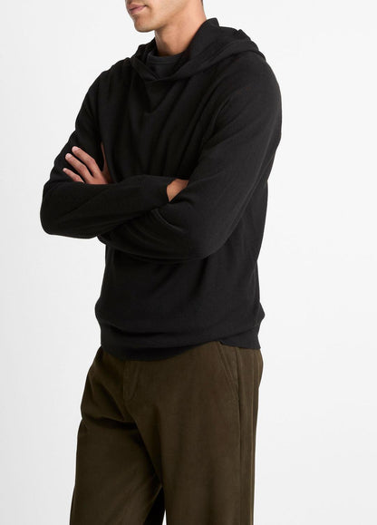 VINCE Featherweight Merino Wool-Cashmere Hoodie in Sweatshirts & Hoodies