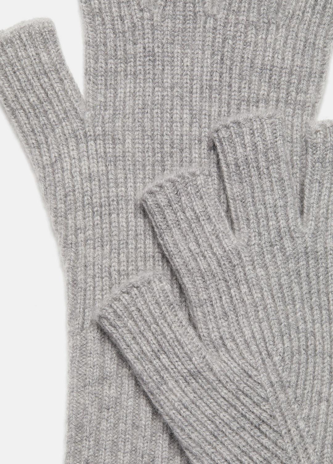 VINCE Wool-Cashmere Rib-Knit Fingerless Glove in Gloves