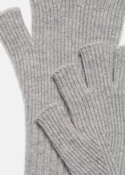 VINCE Wool-Cashmere Rib-Knit Fingerless Glove in Gloves