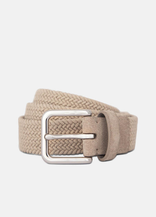 VINCE Men's 32mm Stretch-Woven Belt in Belts