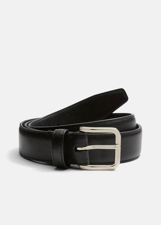 VINCE Men’s Classic Leather Belt in Belts