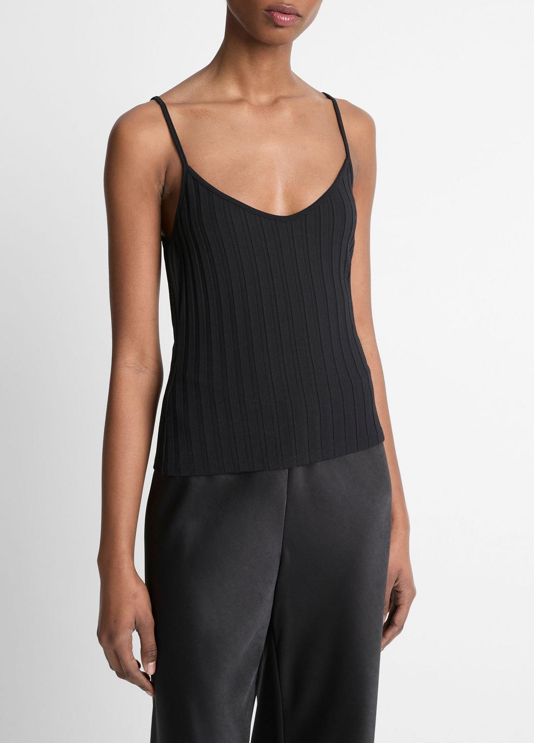 VINCE Ribbed V-Neck Camisole in Shirts & Tees