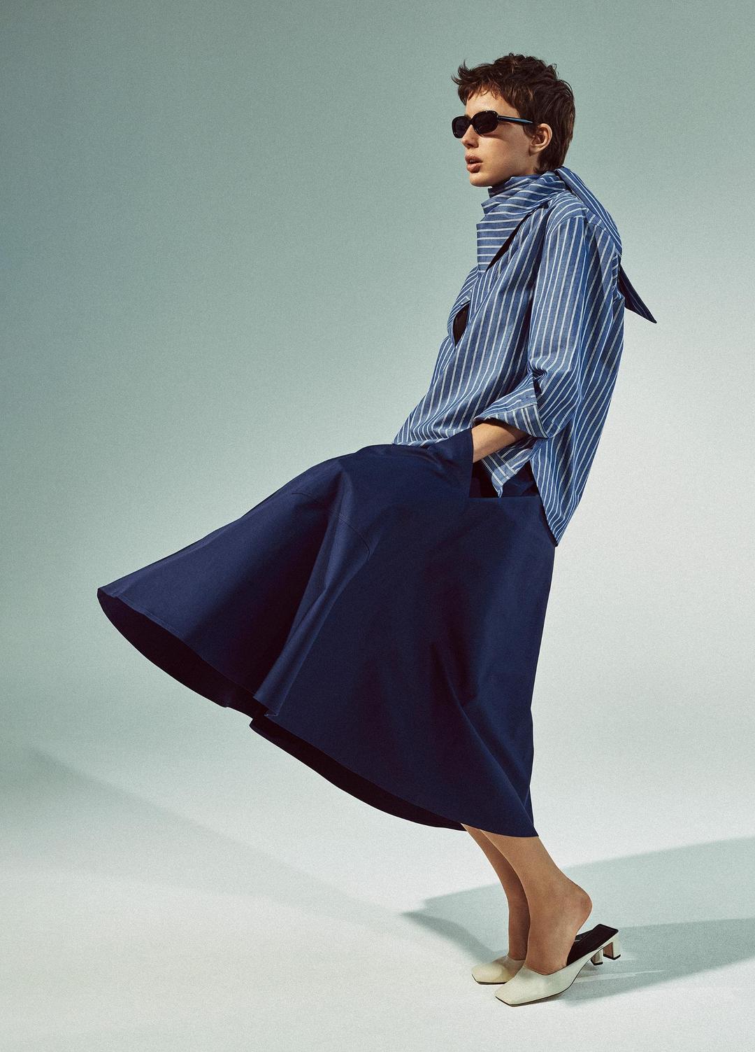VINCE Cotton Full Skirt in Dresses & Skirts