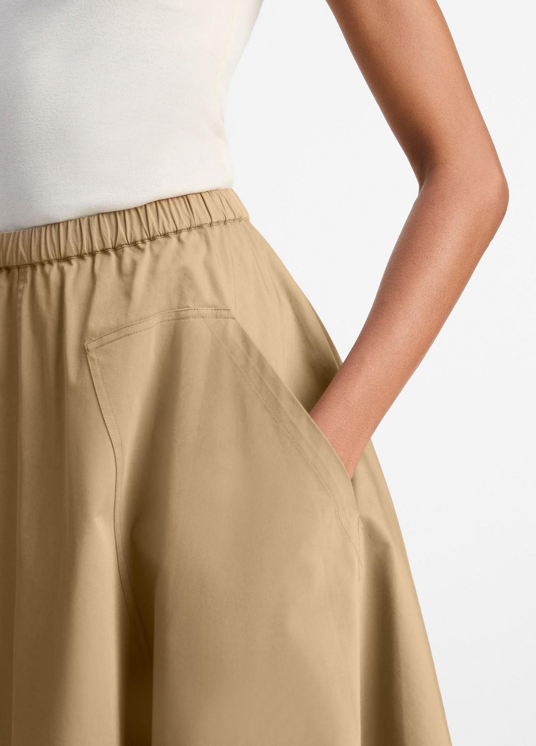 VINCE Cotton Full Skirt in Dresses & Skirts