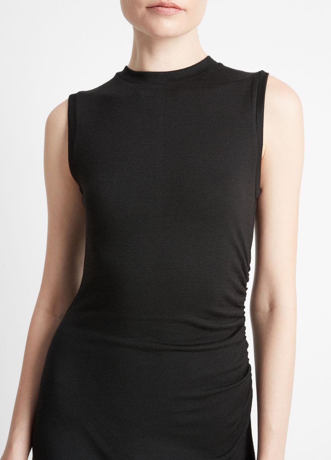 VINCE Sleeveless Gathered-Waist Dress in Dresses & Skirts