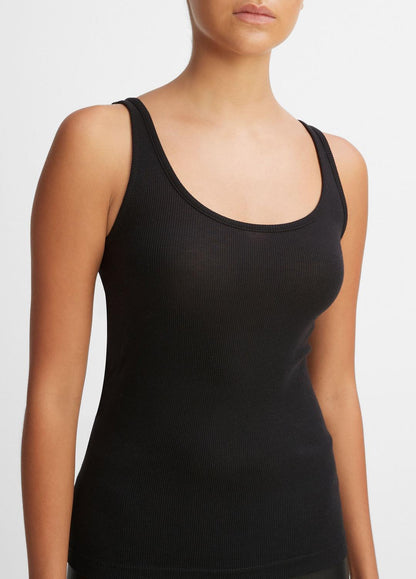 VINCE Scoop Neck Tank in Shirts & Tees