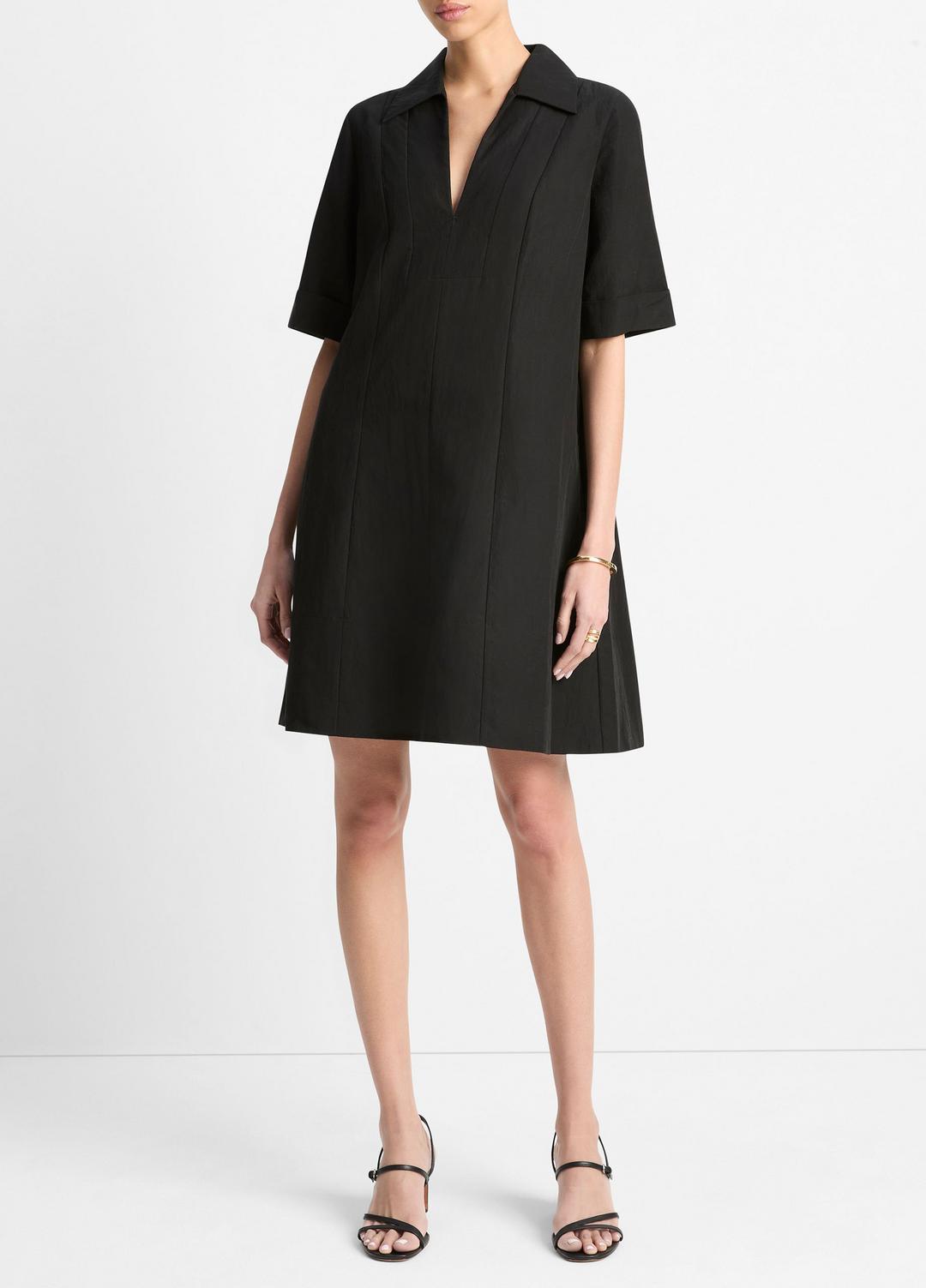 VINCE A-Line Short Dress in Dresses & Skirts