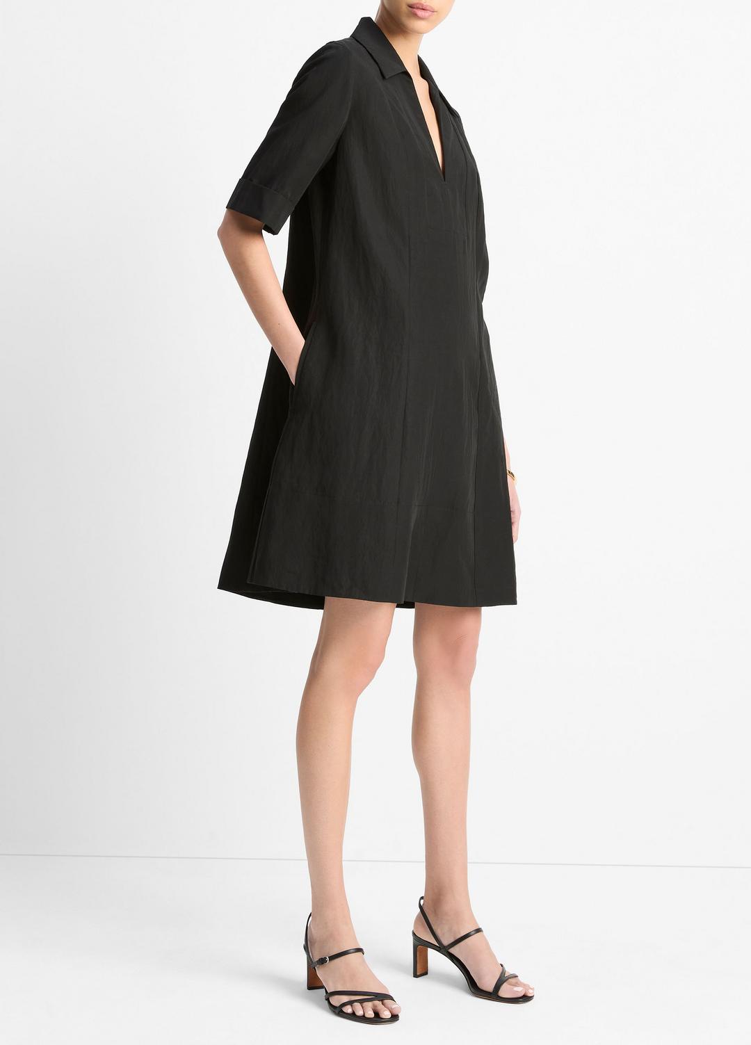 VINCE A-Line Short Dress in Dresses & Skirts