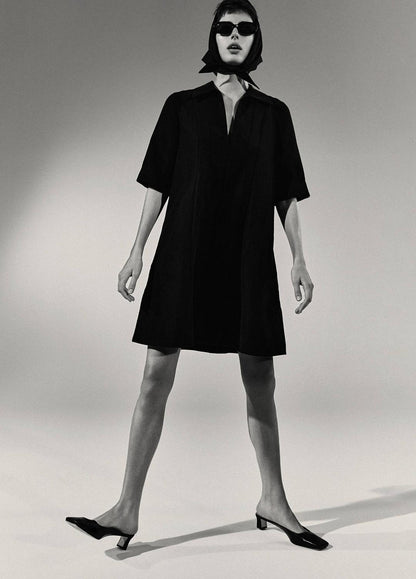 VINCE A-Line Short Dress in Dresses & Skirts