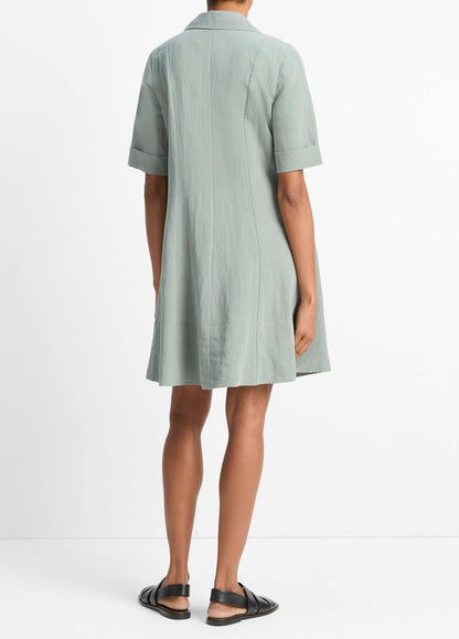 VINCE A-Line Short Dress in Dresses & Skirts