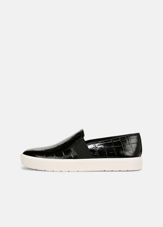 VINCE Blair Croc-Embossed Leather Sneaker in Shoes