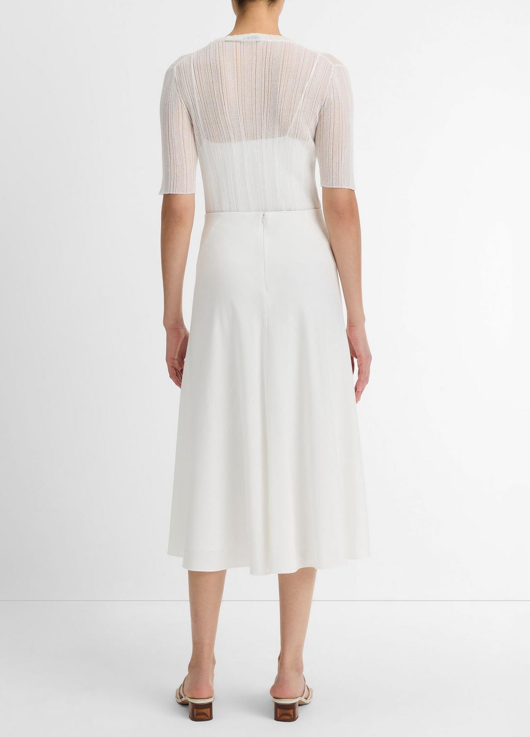 VINCE Bias A-Line Skirt in Dresses & Skirts