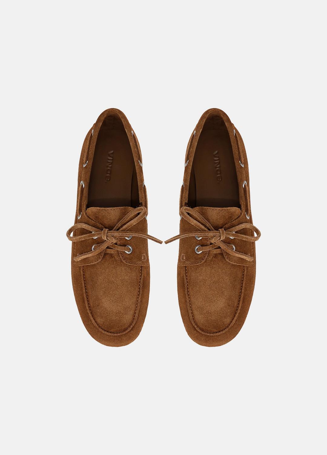 VINCE Marin Suede Lace-Up Loafer in Shoes