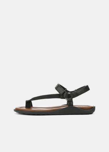 VINCE Summer Leather & Canvas Sandal in Shoes