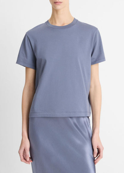 VINCE Pima Cotton Crew Neck T-Shirt in Shirts & Tees