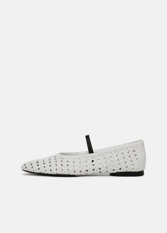 VINCE Vivian Leather Mary Jane Flat in Shoes