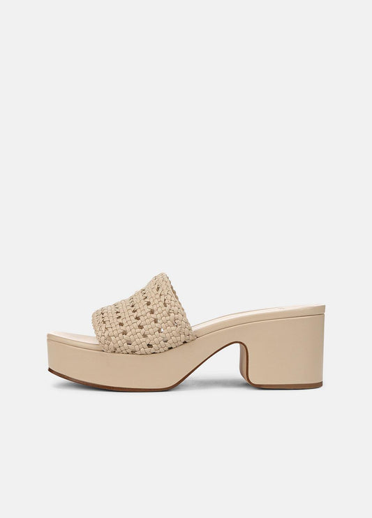 VINCE Margo Woven Leather Platform Sandal in Shoes